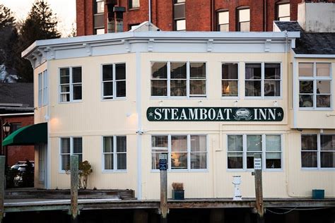 Steamboat inn mystic - Directions by Train The Steamboat Inn is only 5 blocks from the Mystic Depot Train Station. Amtrak trains stop daily in Mystic, call Amtrak (1-800-872-7245) for schedules. Directions by Plane Bradley International Airport in Hartford, Connecticut is 1 1/2 hours away.